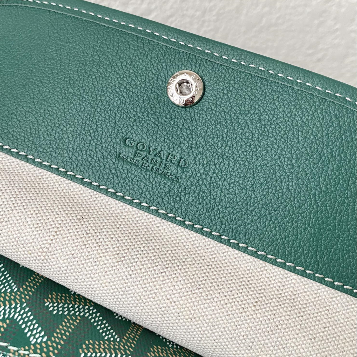 高仿Goyard*STLOUI1滿印Tote媽咪袋綠色大號免檢版