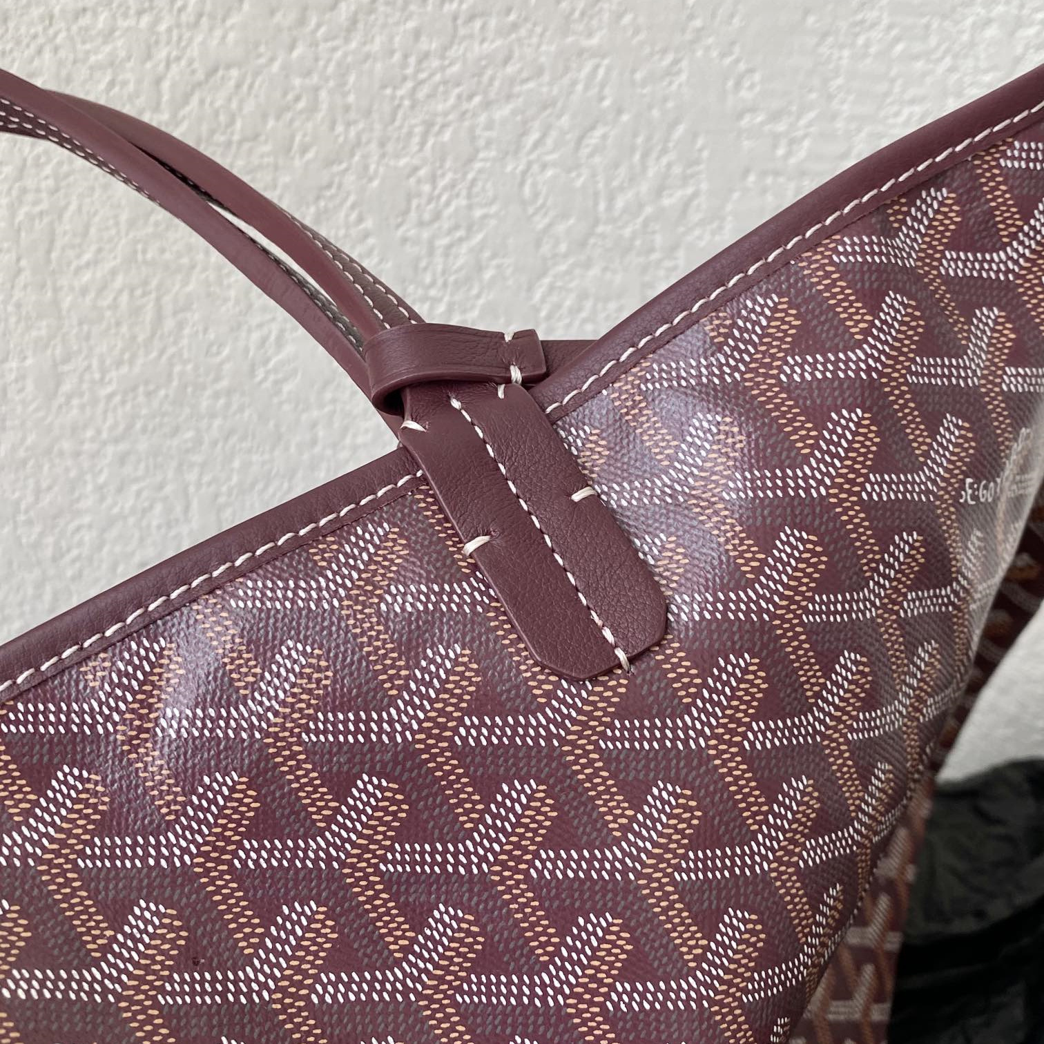 高仿Goyard*STLOUI6滿印Tote媽咪袋朱紅大號免檢版