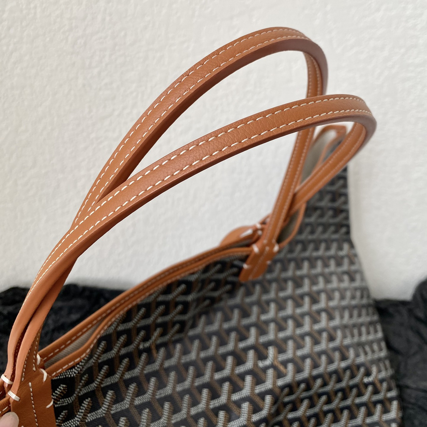 高仿Goyard*STLOUI7滿印Tote媽咪袋棕色大號免檢版