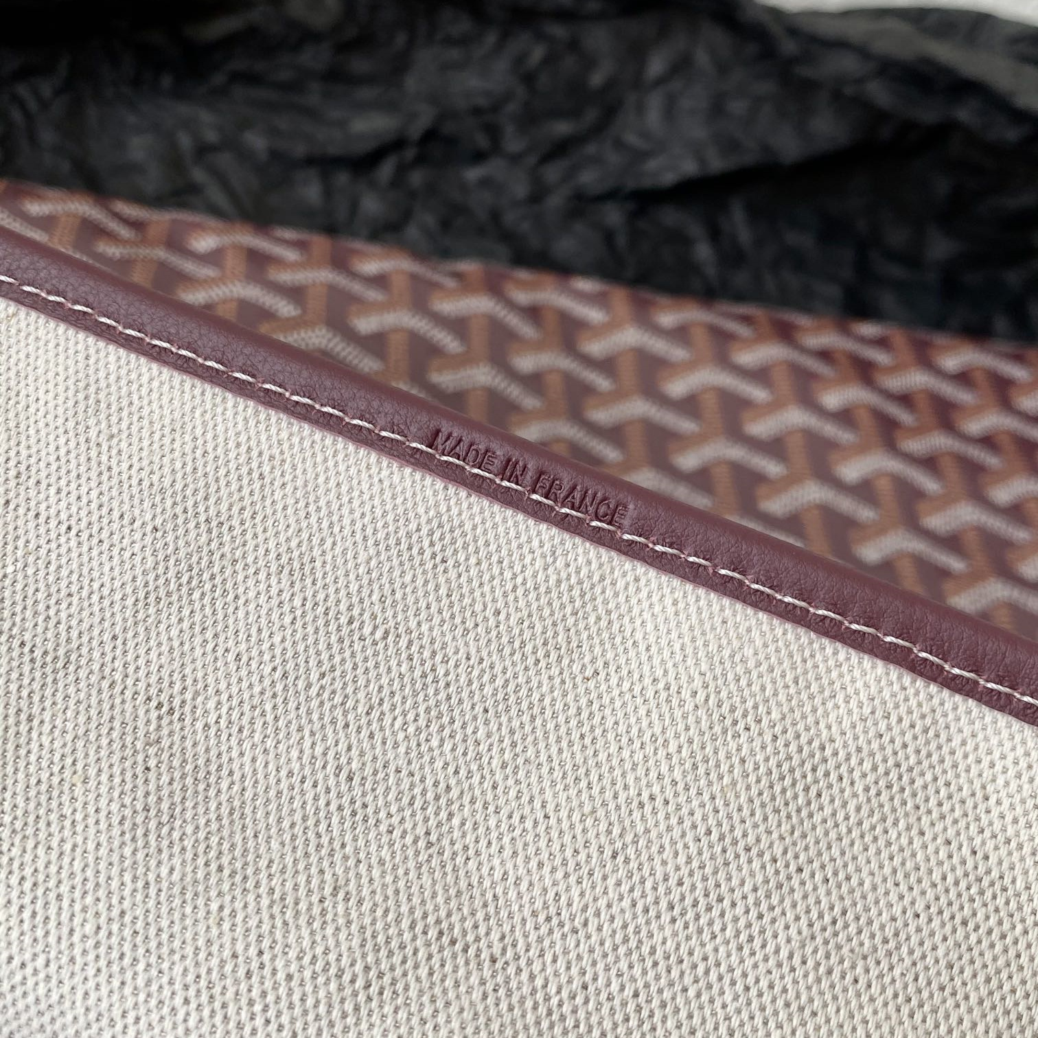 高仿Goyard*STLOUI6滿印Tote媽咪袋朱紅大號免檢版