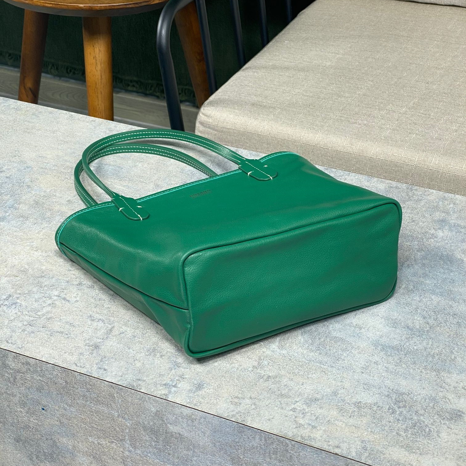 高仿Goyard*GY10182雙面兩用MiniTote手袋綠色免檢版