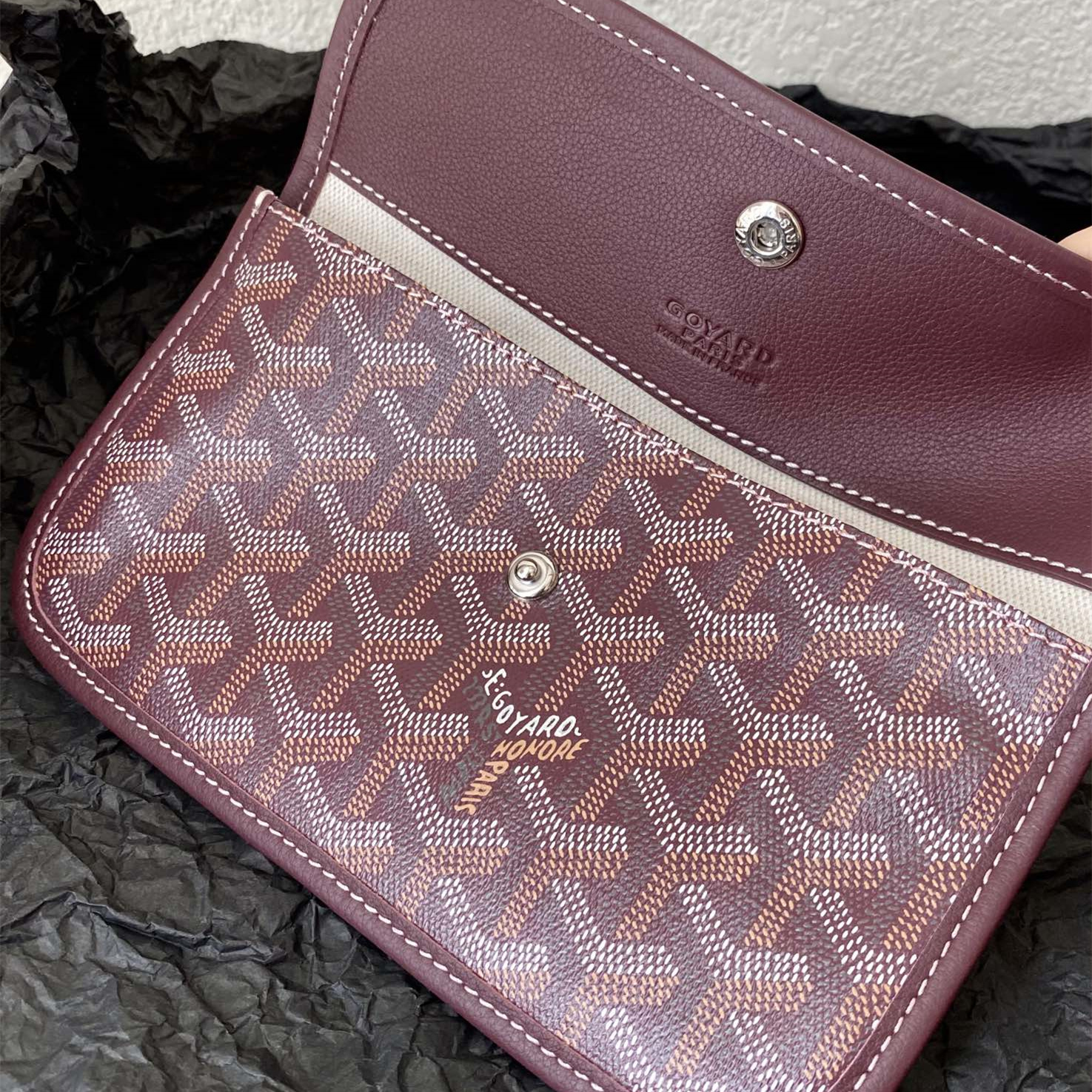 高仿Goyard*STLOUI6滿印Tote媽咪袋朱紅大號免檢版