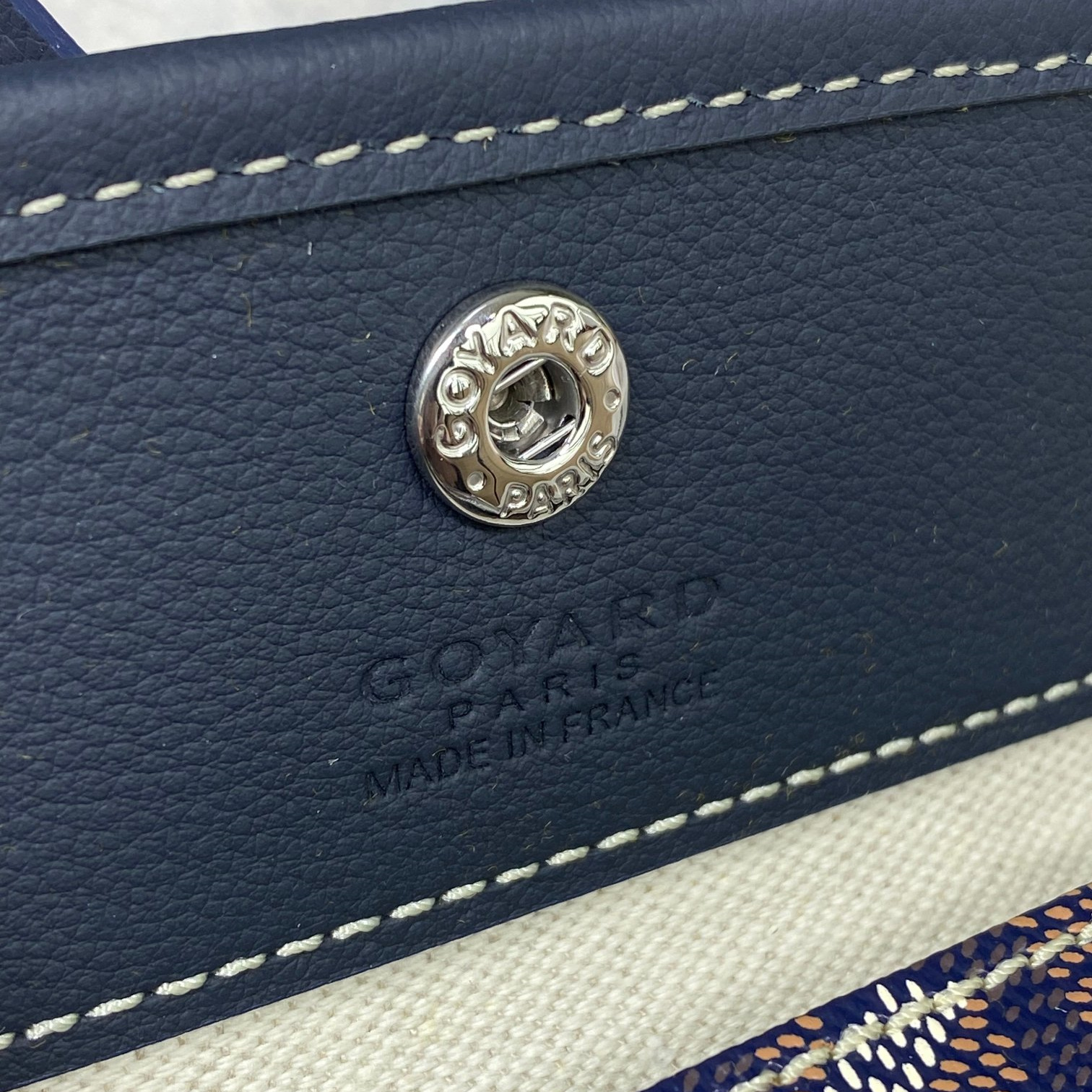 高仿Goyard*GY10184雙面兩用MiniTote手袋深藍免檢版