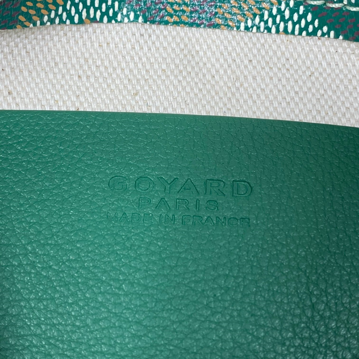 高仿Goyard*PLUMET1小巧信封袋綠色免檢版