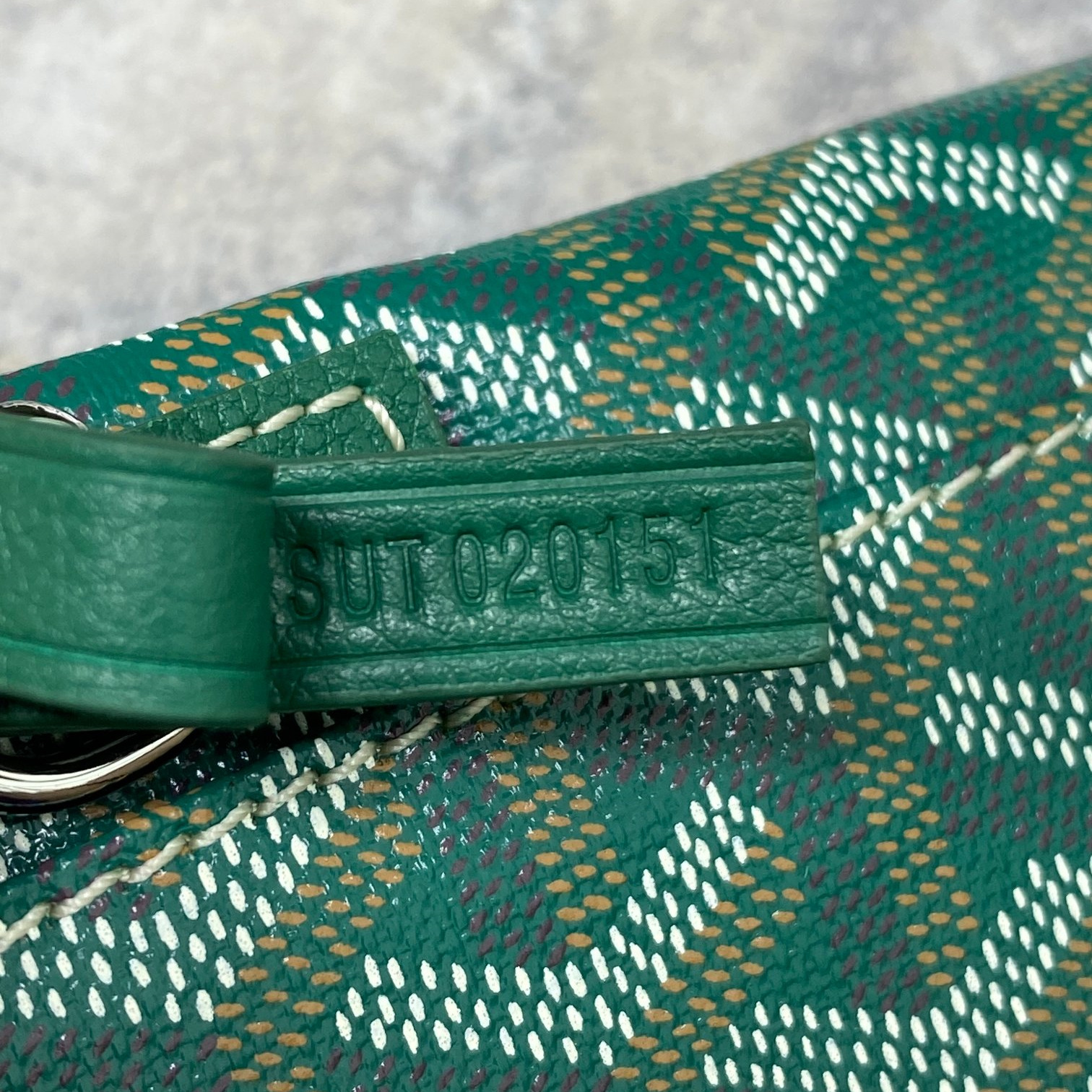 高仿Goyard*GY10182雙面兩用MiniTote手袋綠色免檢版