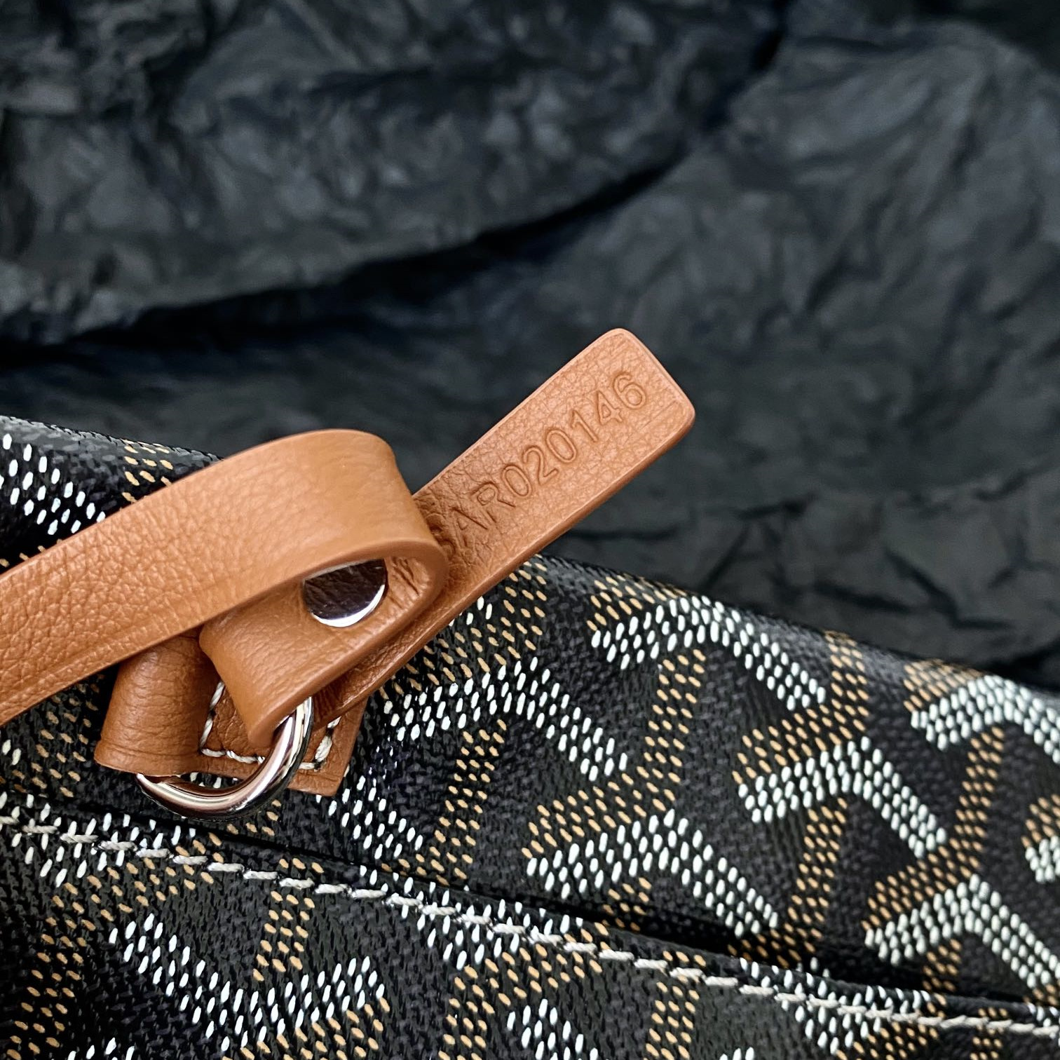 高仿Goyard*STLOUIG滿印Tote購物袋棕色中號免檢版