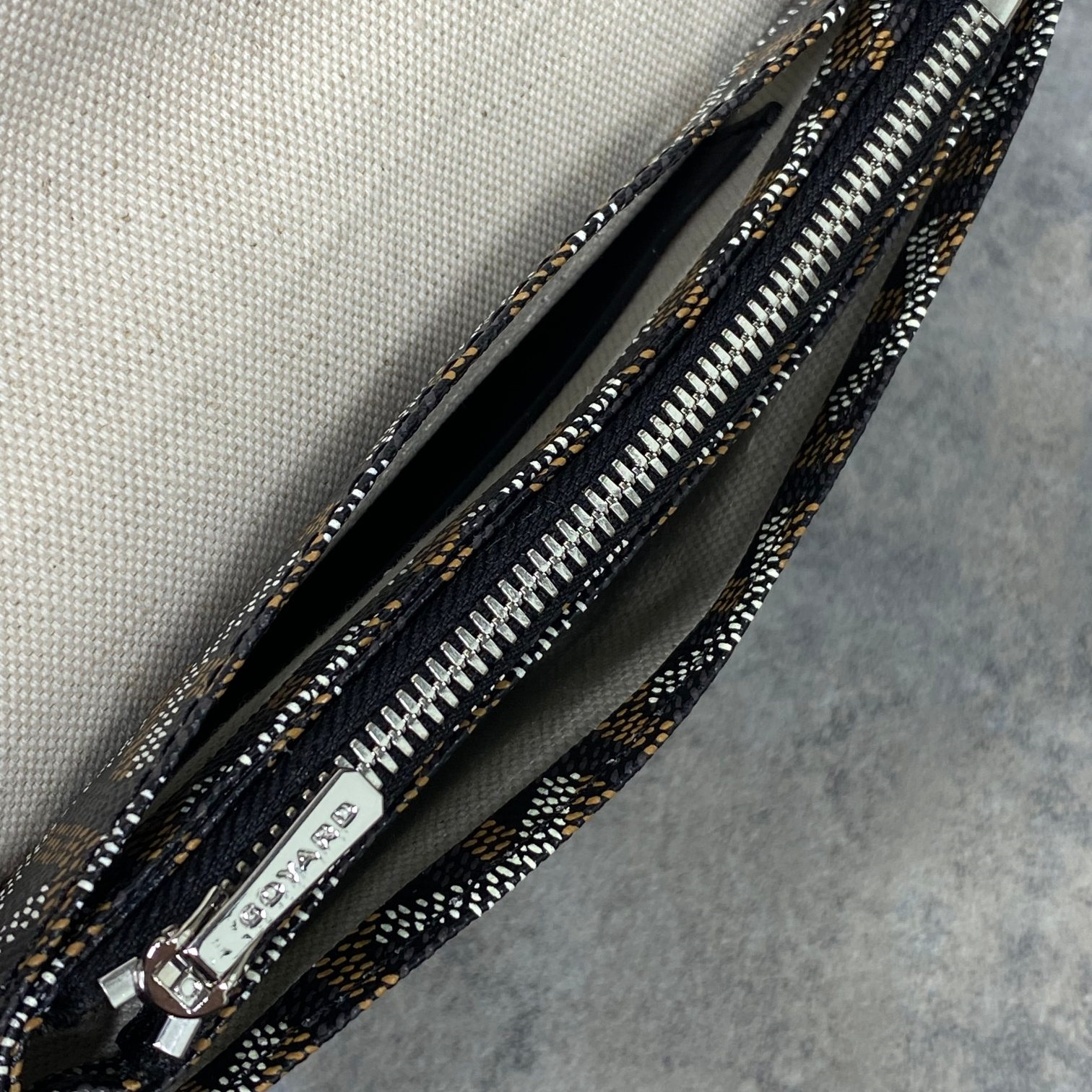 高仿Goyard*PLUMET2小巧信封袋黑色免檢版