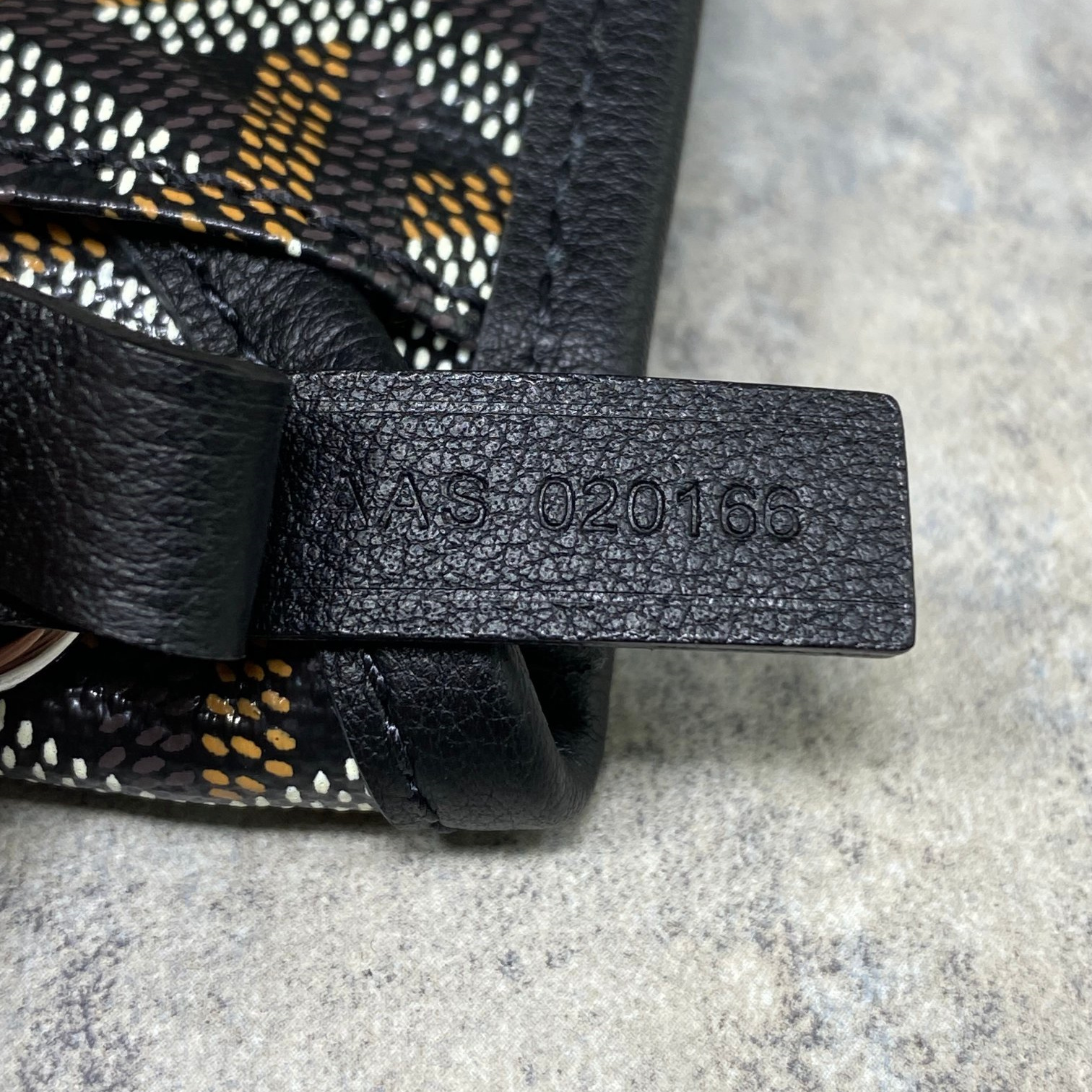 高仿Goyard*GY10185雙面兩用MiniTote手袋黑色免檢版