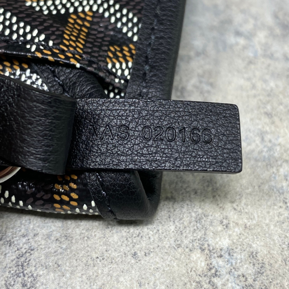 高仿Goyard*GY10185雙面兩用MiniTote手袋黑色免檢版