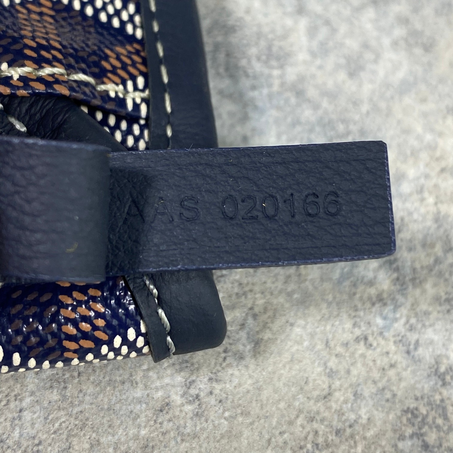 高仿Goyard*GY10184雙面兩用MiniTote手袋深藍免檢版