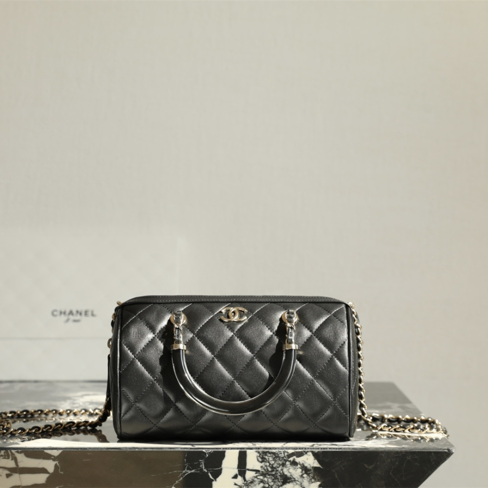 高仿Chanel*25C系列AS4411小羊皮手提單肩包小號免檢版