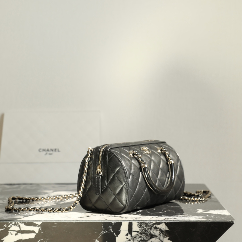 高仿Chanel*25C系列AS4411小羊皮手提單肩包小號免檢版