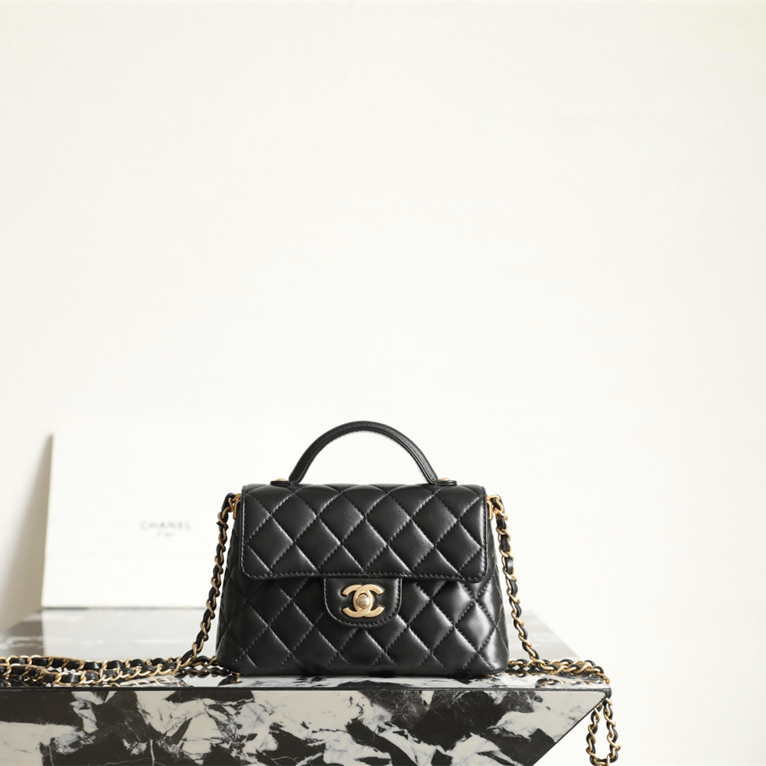 高仿Chanel*25P系列AS5355小羊皮Kelly單肩手提包免檢版