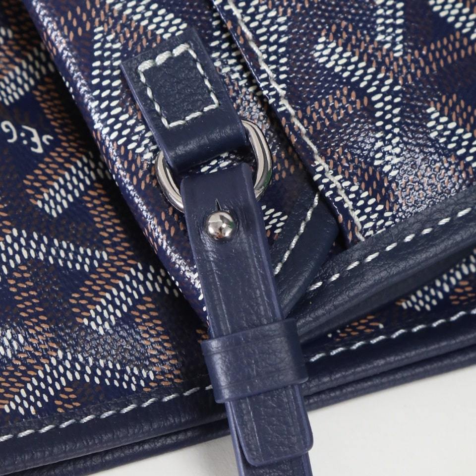 高仿Goyard*STLOUIP3滿印Tote手提袋藍色免檢版小號