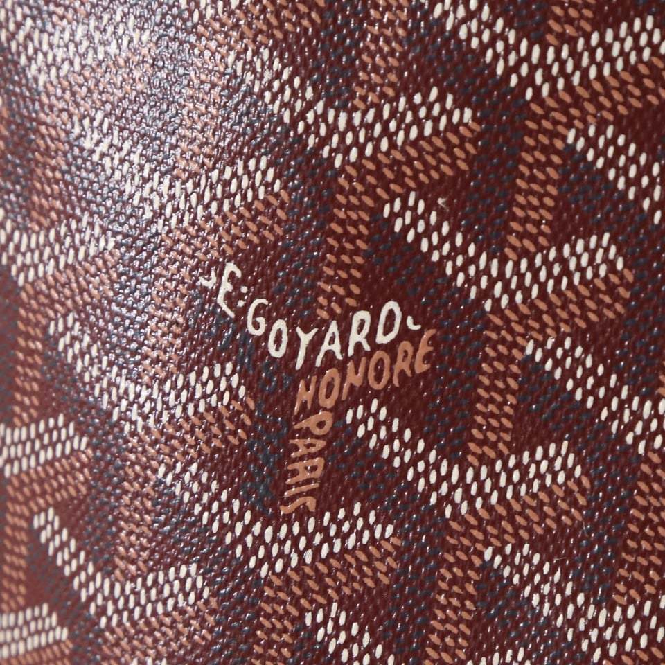 高仿Goyard*STLOUIP4滿印Tote手提袋朱紅免檢版小號