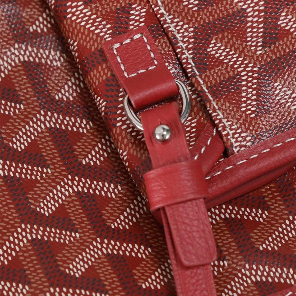 高仿Goyard*STLOUIP5滿印Tote手提袋鮮紅免檢版小號