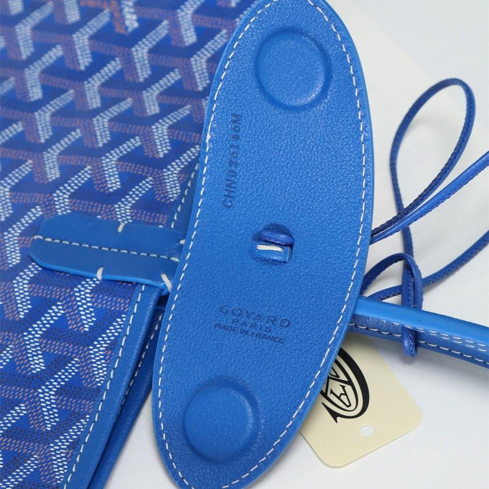 高仿Goyard*STLOUIP6滿印Tote手提袋天藍免檢版小號