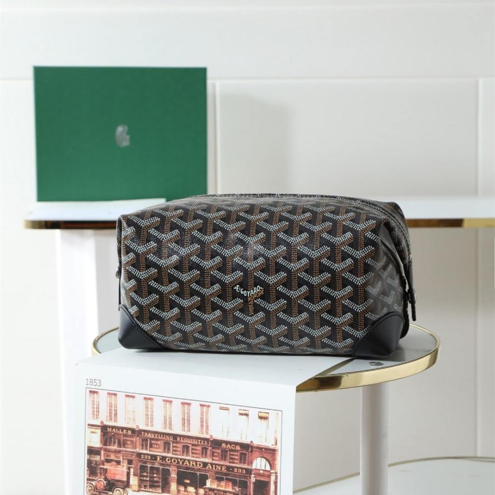高仿Goyard*BOEING5旅行洗漱包化妝包黑色免檢版