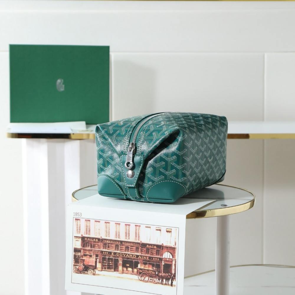 高仿Goyard*BOEING1旅行洗漱包化妝包綠色免檢版