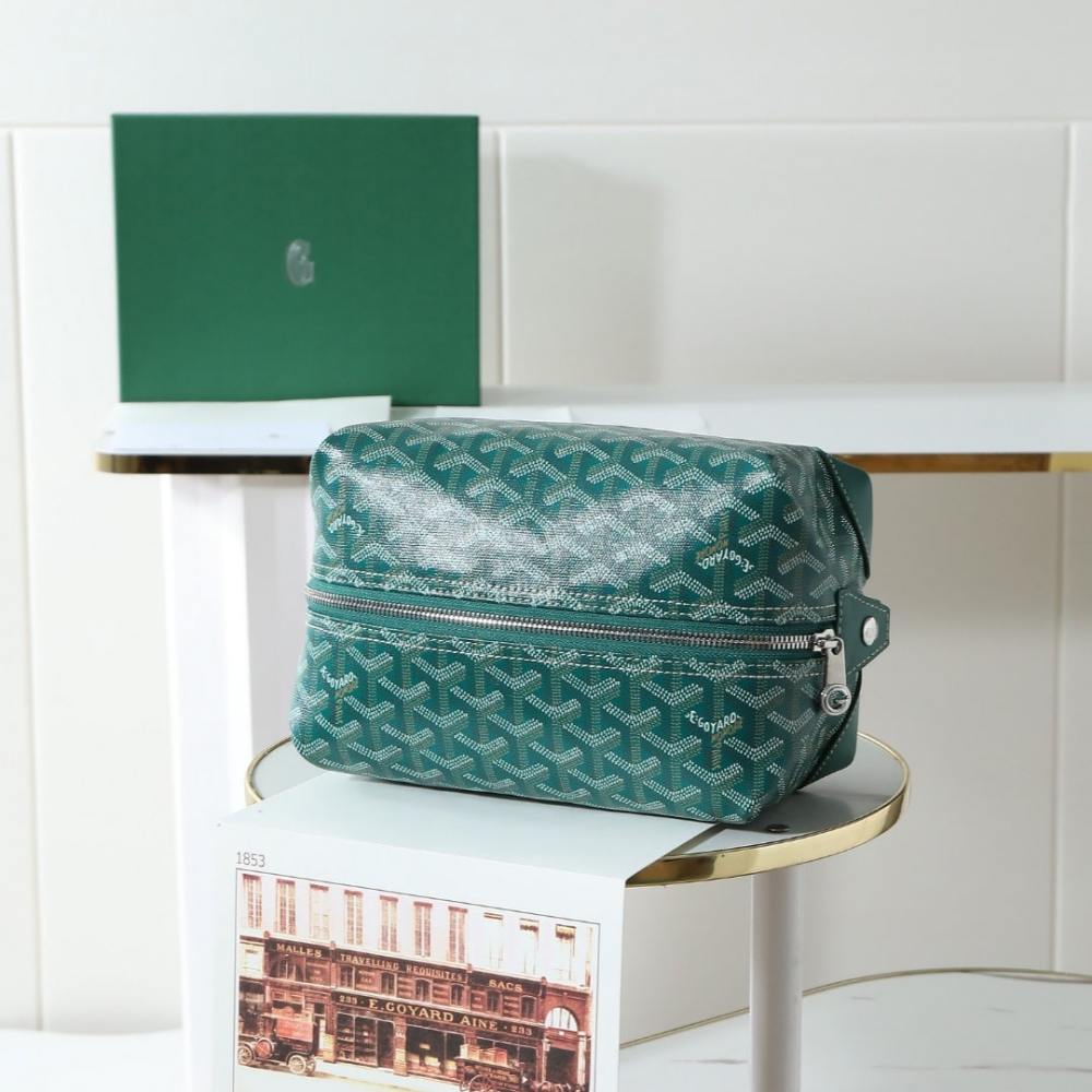 高仿Goyard*BOEING1旅行洗漱包化妝包綠色免檢版