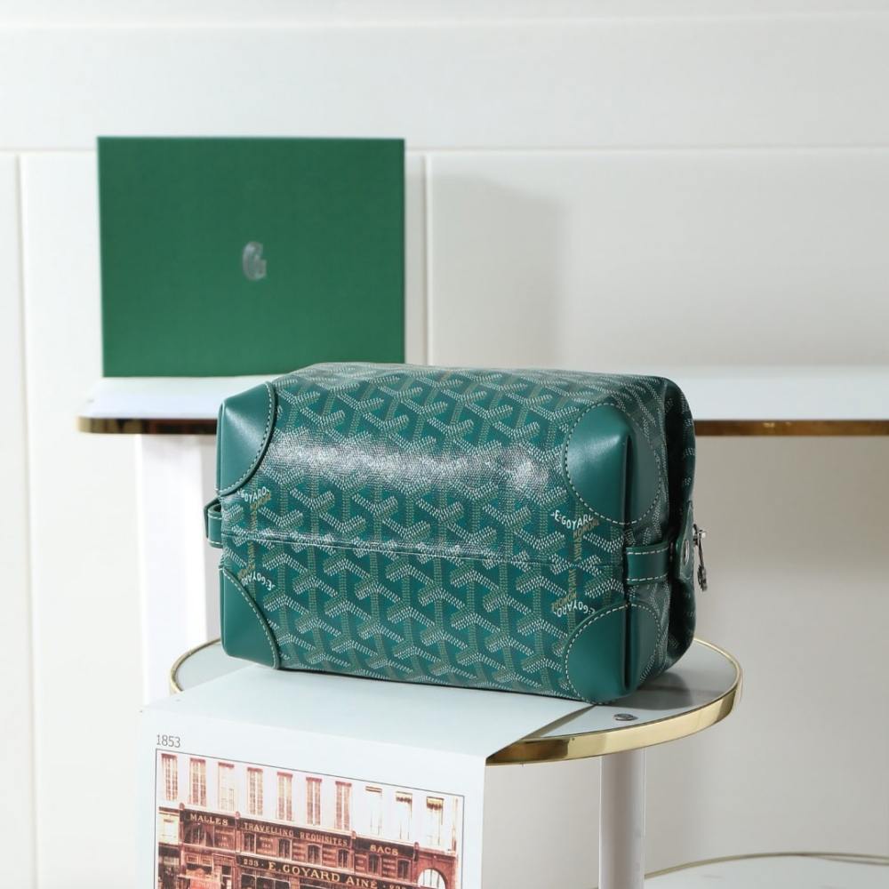 高仿Goyard*BOEING1旅行洗漱包化妝包綠色免檢版