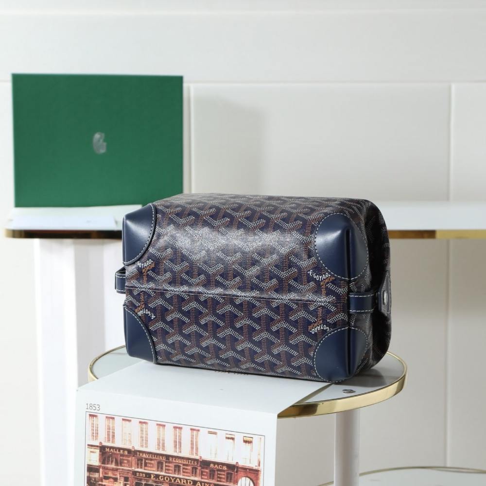 高仿Goyard*BOEING3旅行洗漱包化妝包深藍免檢版