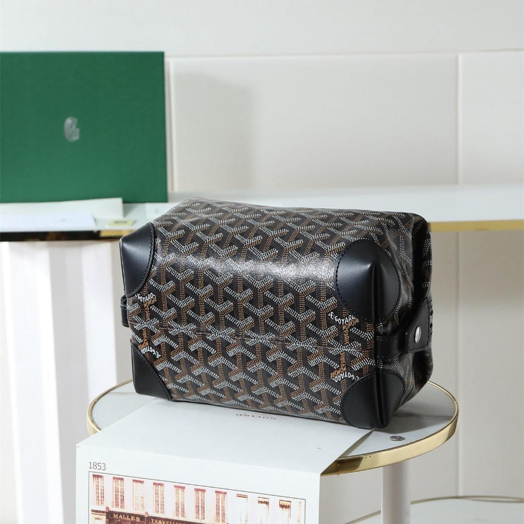 高仿Goyard*BOEING5旅行洗漱包化妝包黑色免檢版