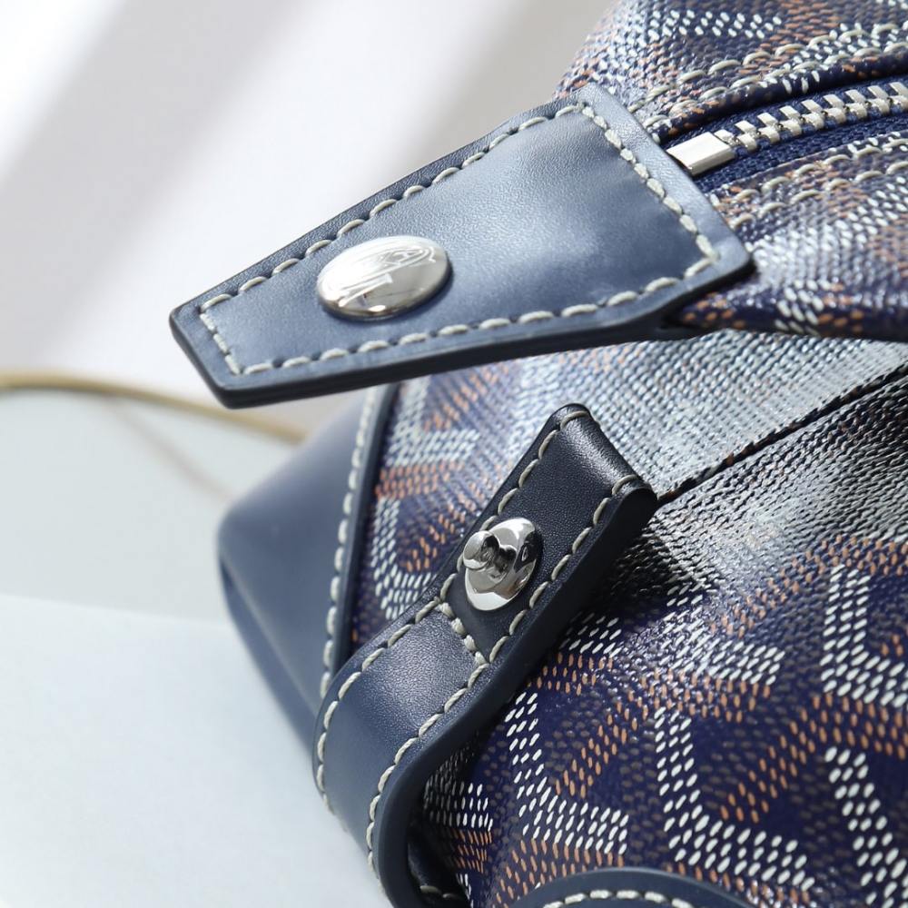 高仿Goyard*BOEING3旅行洗漱包化妝包深藍免檢版
