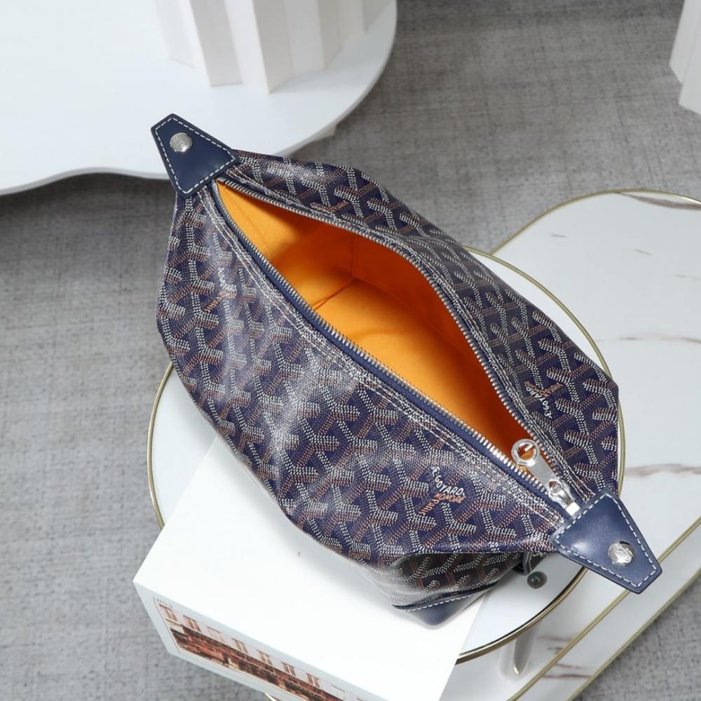 高仿Goyard*BOEING3旅行洗漱包化妝包深藍免檢版