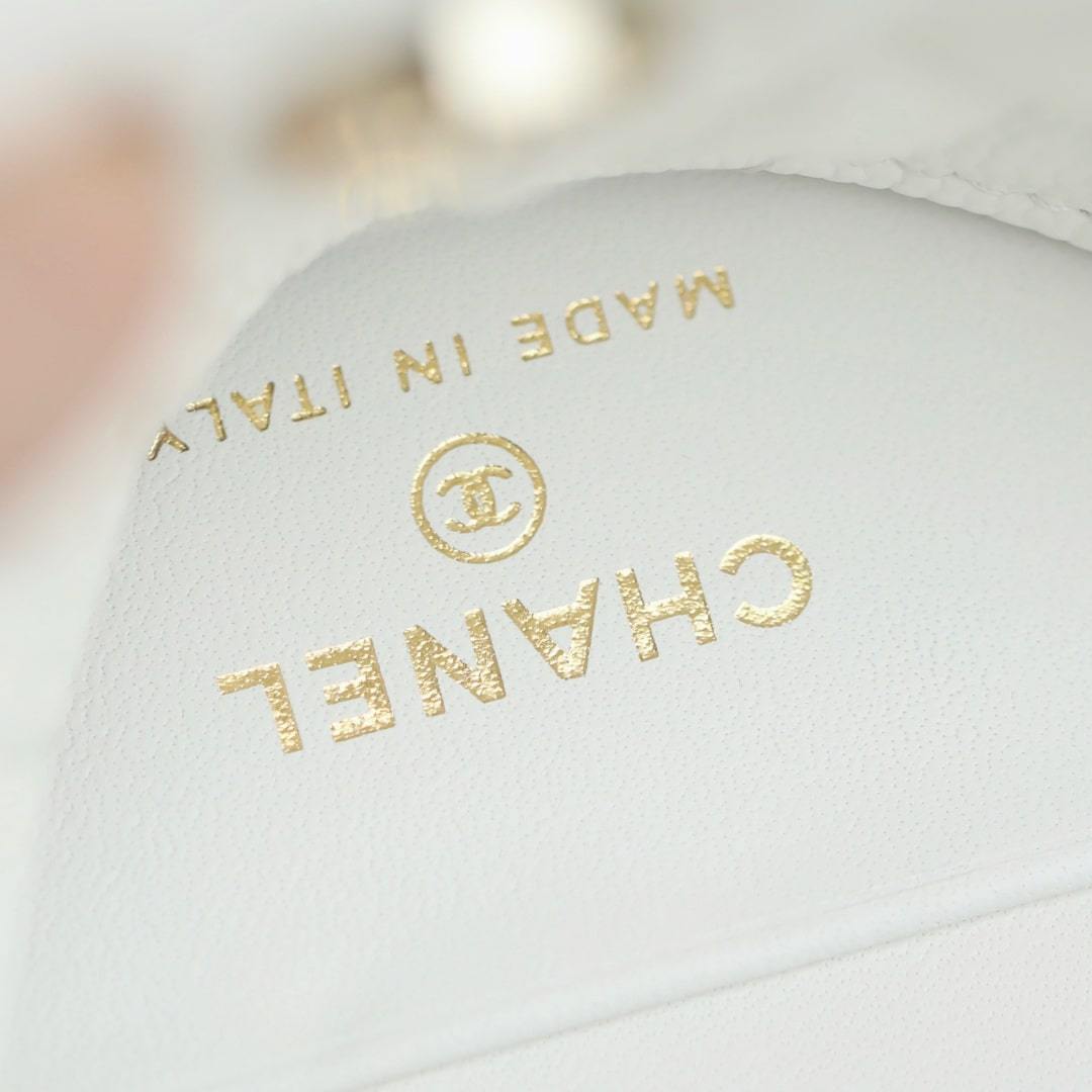 高仿Chanel*23P系列AP3237豎版Kelly手袋白色免檢版