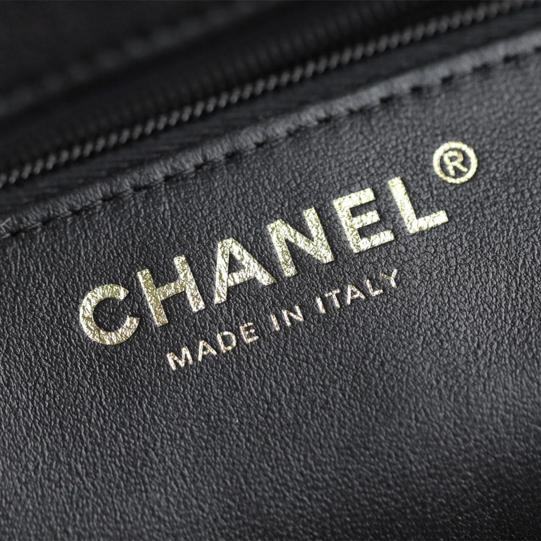 高仿Chanel*25A系列AS4416Kelly羊皮單肩包Mini黑色免檢版