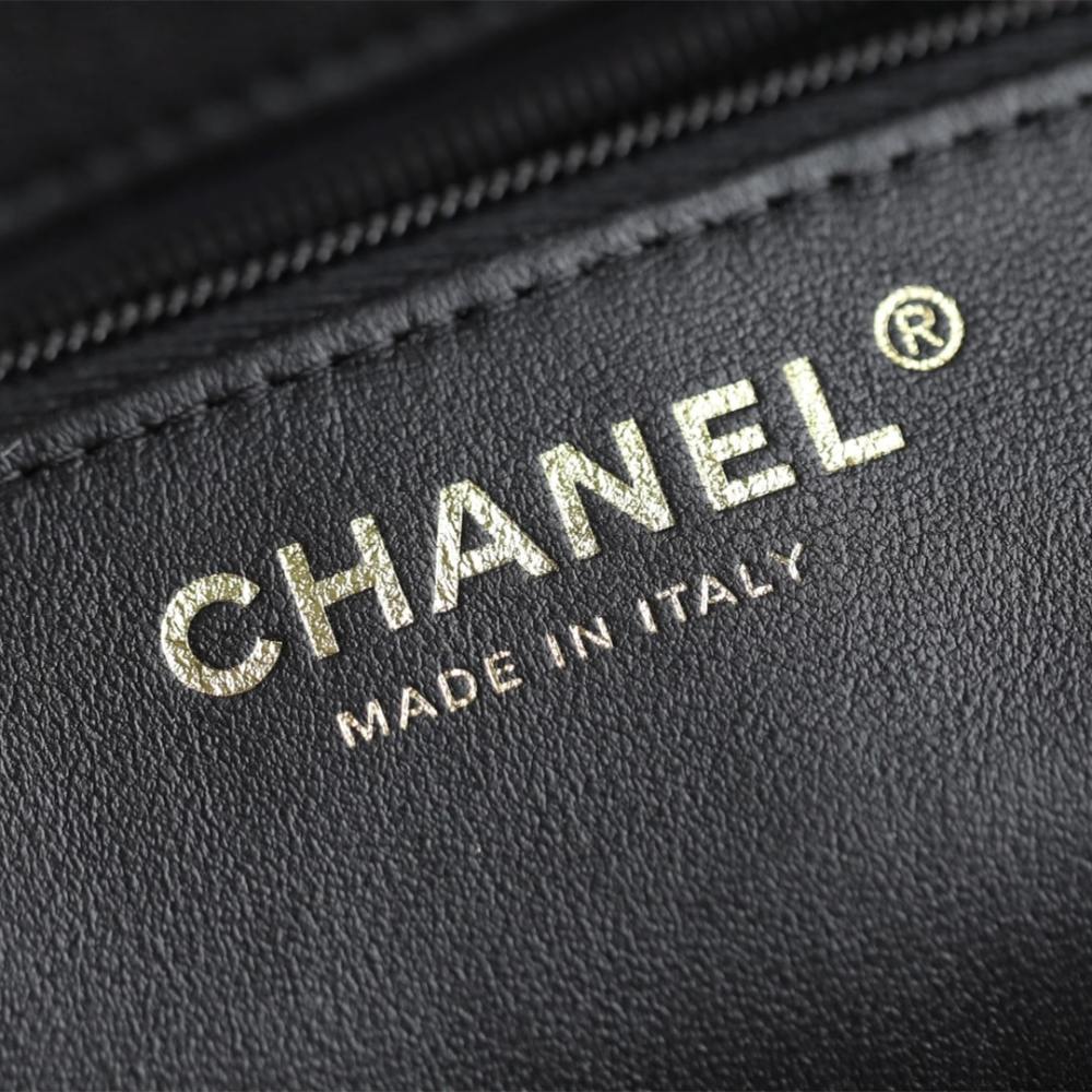 高仿Chanel*25A系列AS4416Kelly羊皮單肩包Mini黑色免檢版