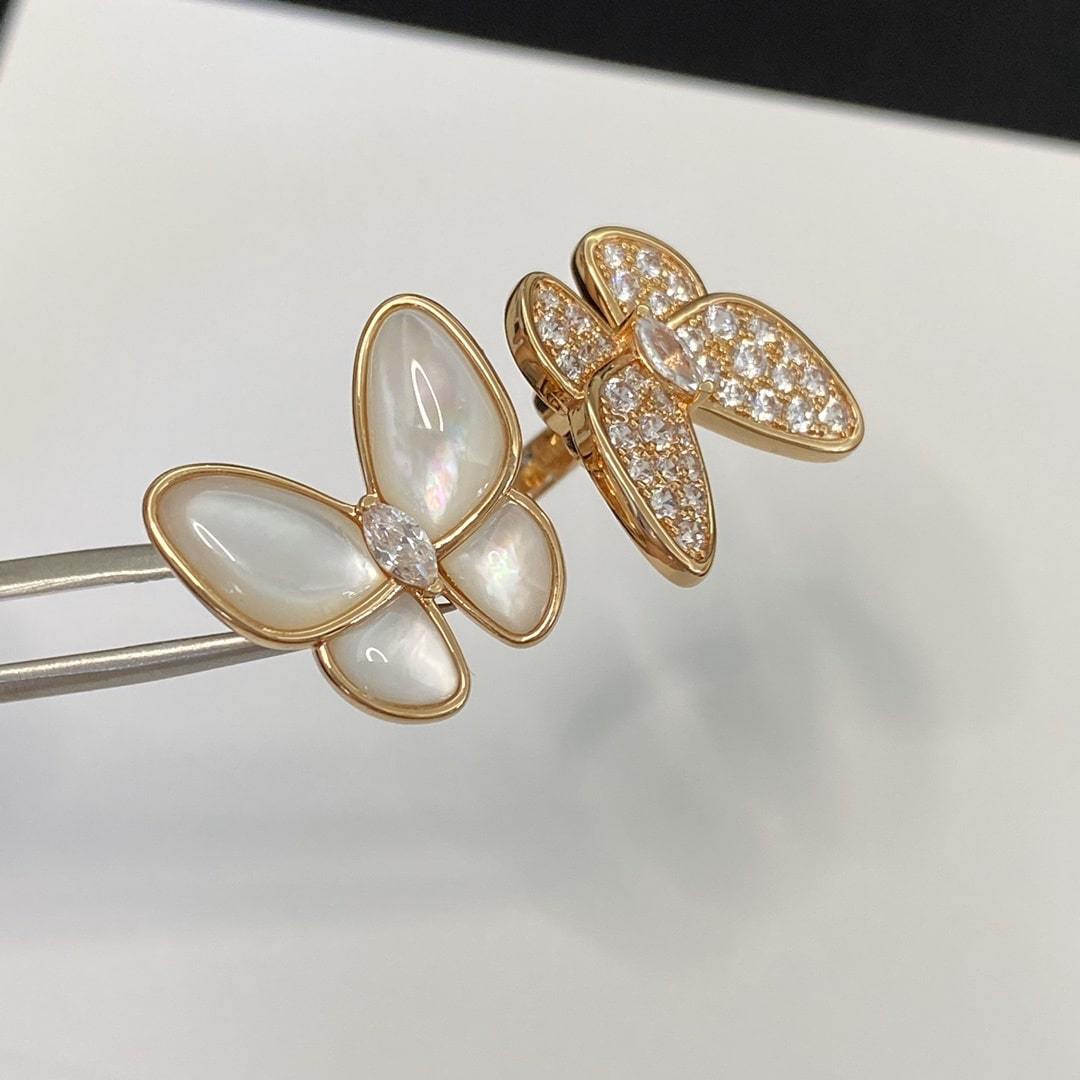 高仿首飾VanCleef&Arpels*RPO7AL0蝴蝶戒指