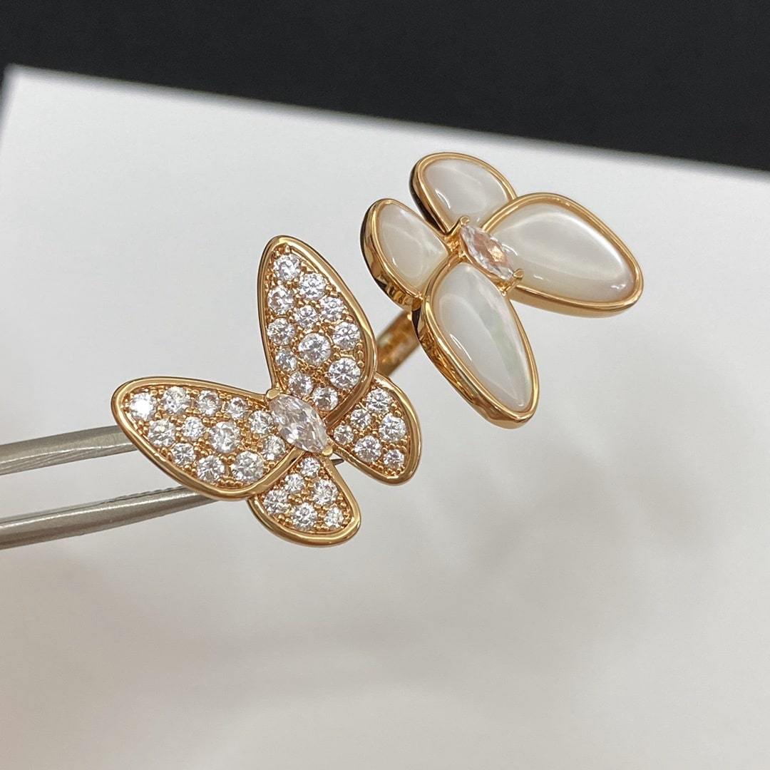 高仿首飾VanCleef&Arpels*RPO7AL0蝴蝶戒指