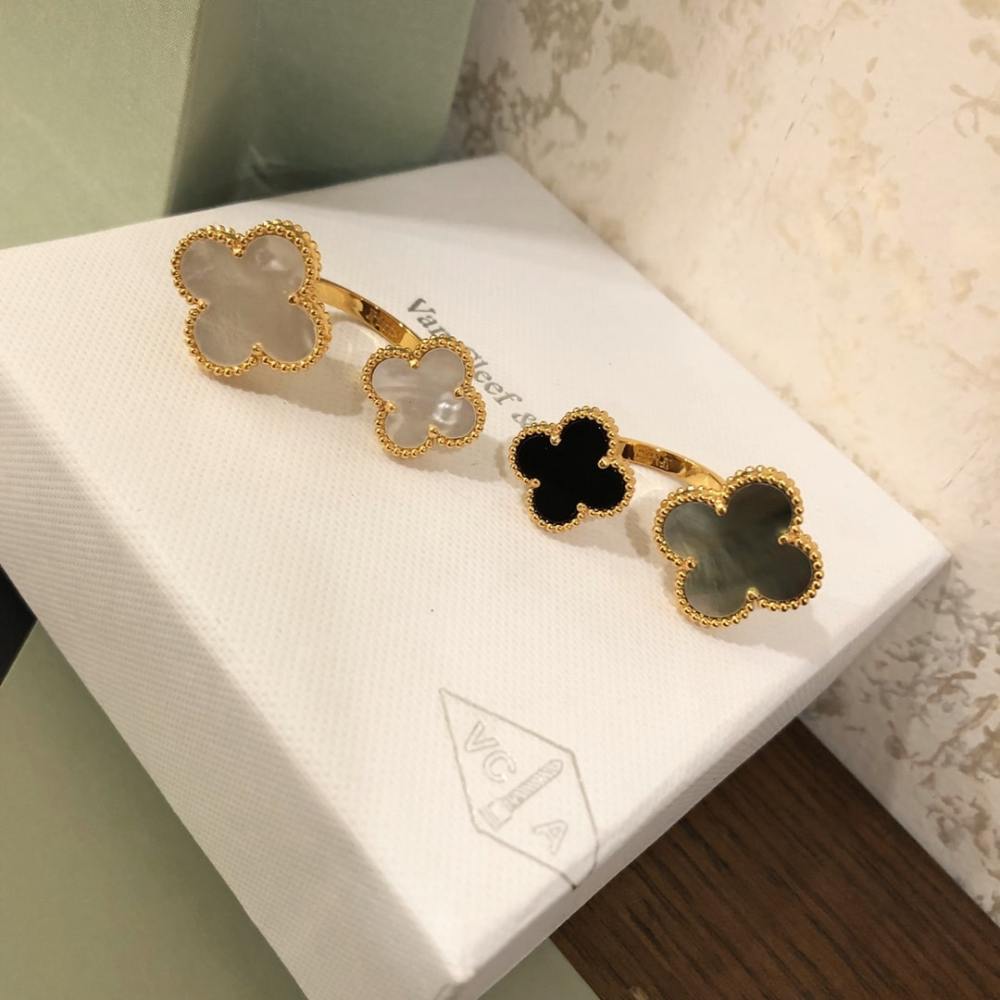 高仿首飾VanCleef&Arpels*RN05500貝母四葉草戒指