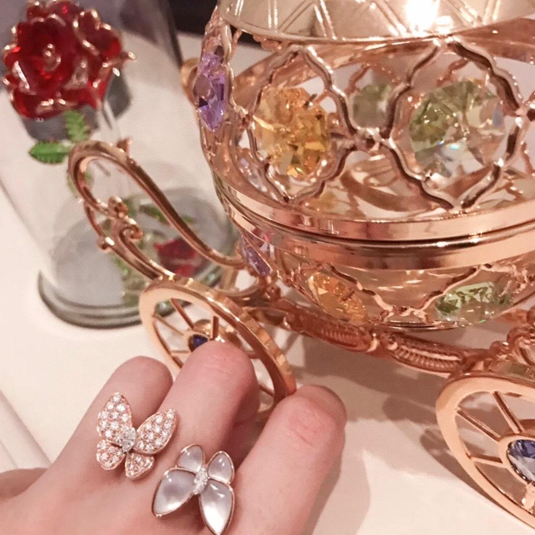 高仿首飾VanCleef&Arpels*RPO7AL0蝴蝶戒指