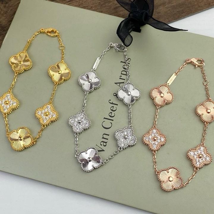 高仿首飾VanCleef&Arpels*RP4KN01五花四葉草手鏈
