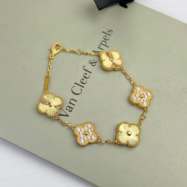 高仿首飾VanCleef&Arpels*RP4KN01五花四葉草手鏈