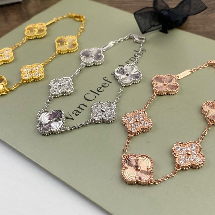 高仿首飾VanCleef&Arpels*RP4KN01五花四葉草手鏈