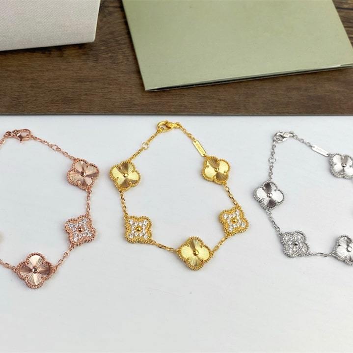高仿首飾VanCleef&Arpels*RP4KN01五花四葉草手鏈