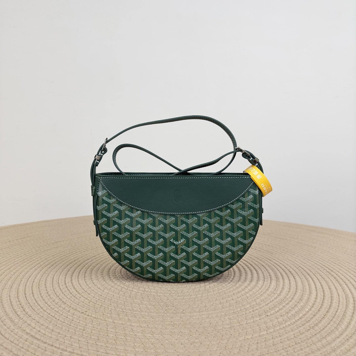 高仿Goyard*09CL09P單肩半月包綠色免檢版