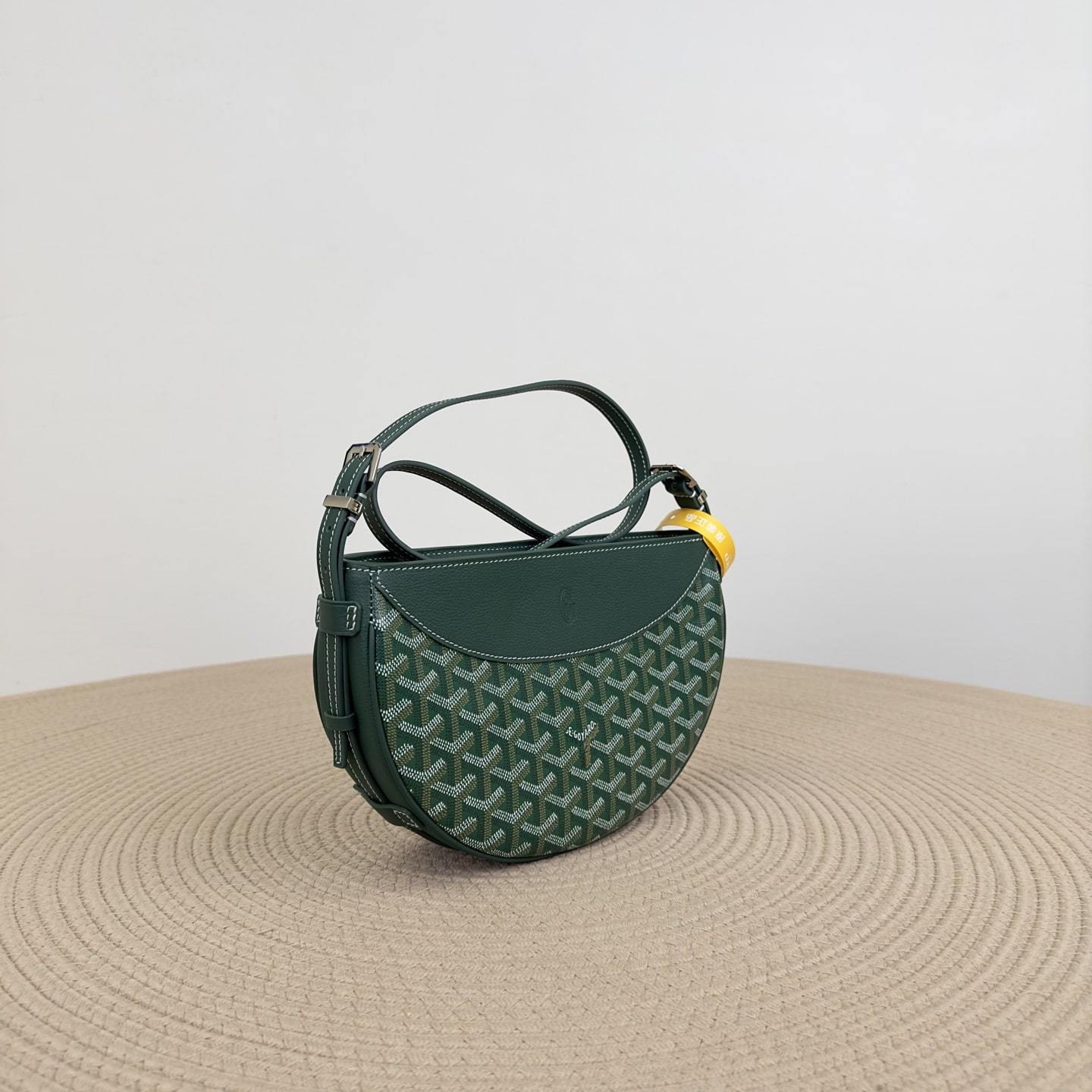 高仿Goyard*09CL09P單肩半月包綠色免檢版