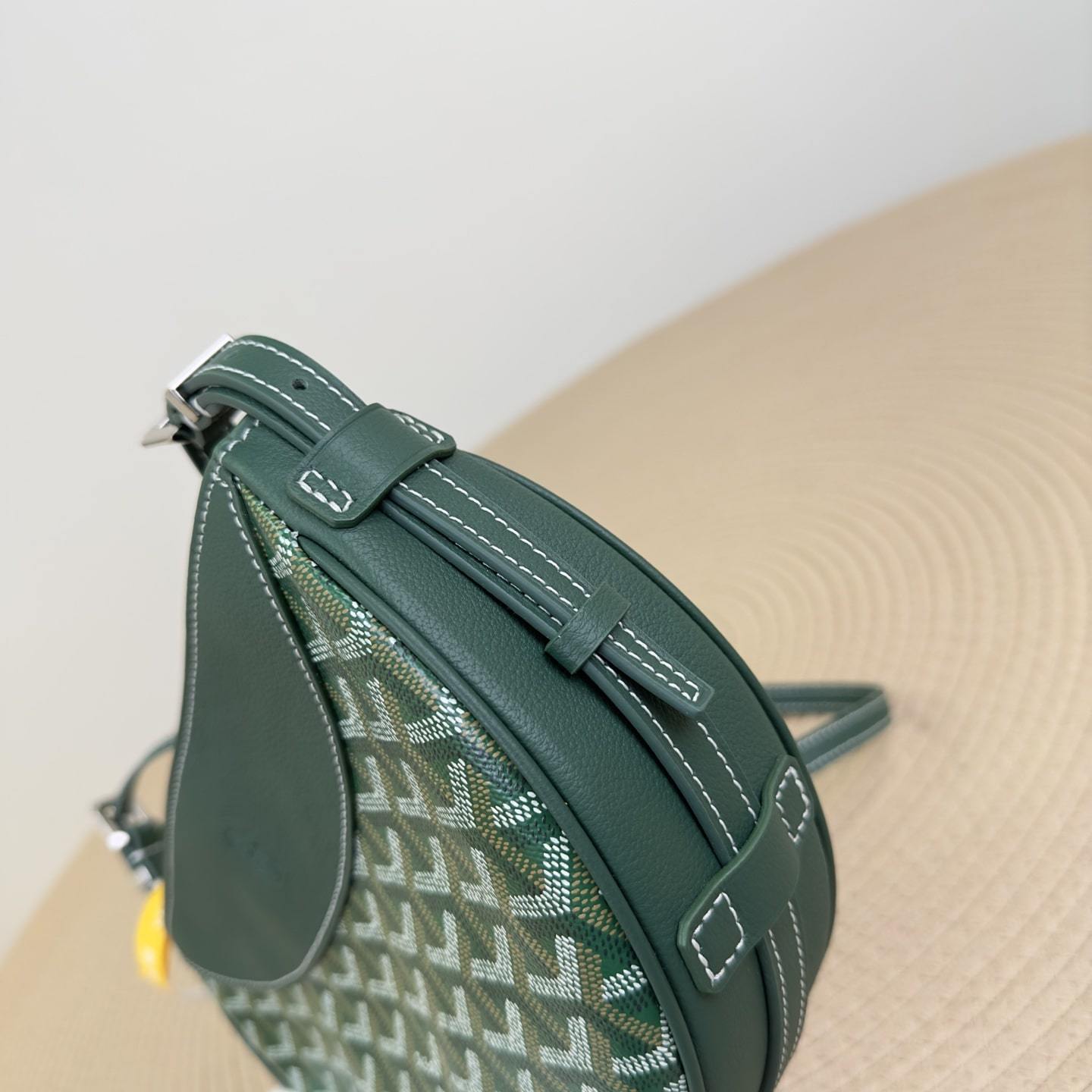 高仿Goyard*09CL09P單肩半月包綠色免檢版