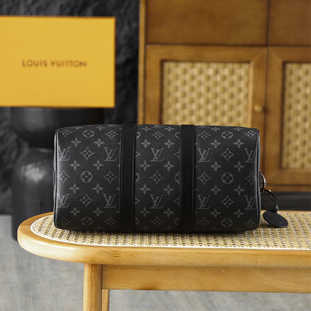 高仿LV*Keepall35系列M46655男士單肩手提包免檢版