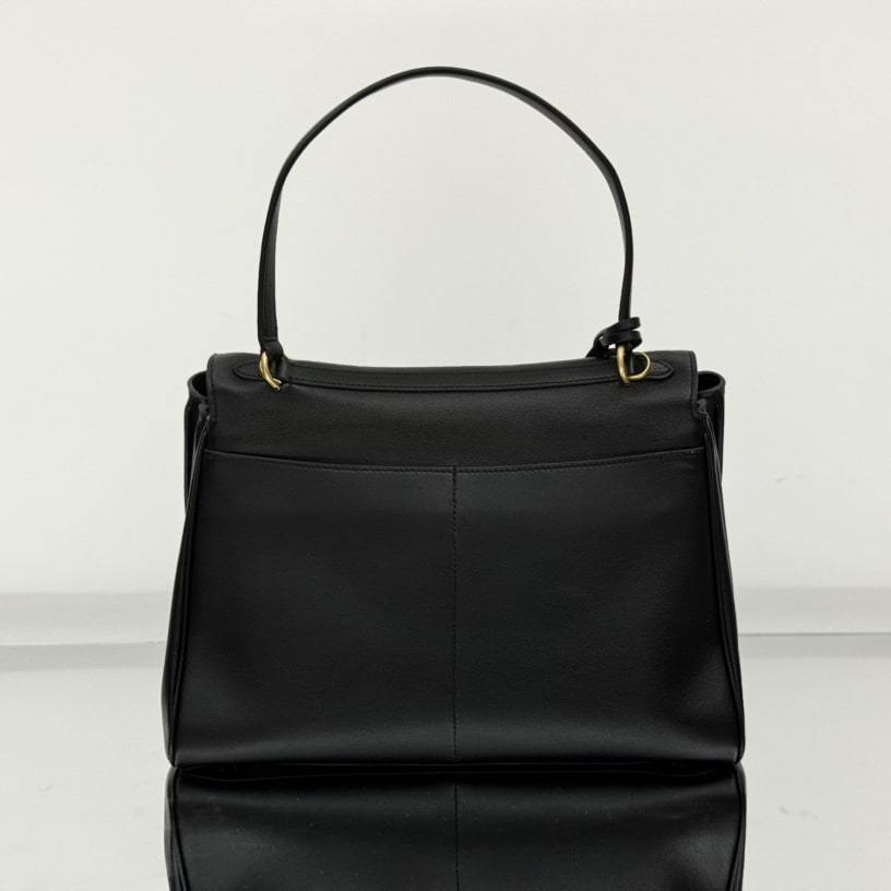 高仿Balenciaga*Rodeo系列V41000小牛皮手袋黑金中號免檢版