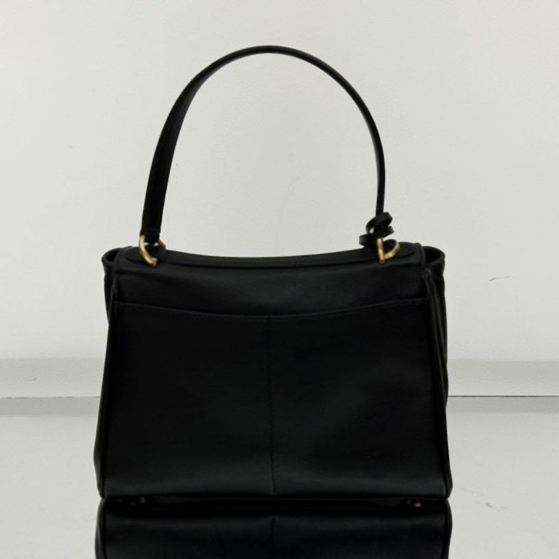 高仿Balenciaga*Rodeo系列V31000小牛皮手袋黑金小號免檢版