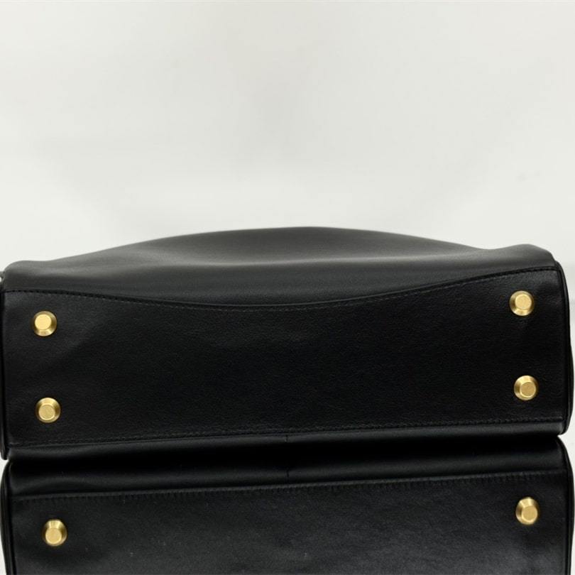 高仿Balenciaga*Rodeo系列V41000小牛皮手袋黑金中號免檢版