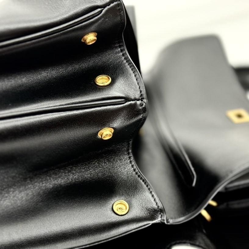 高仿Balenciaga*Rodeo系列V51000小牛皮手袋黑金大號免檢版