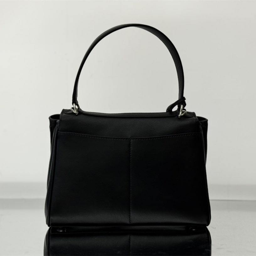 高仿Balenciaga*Rodeo系列6U1000小牛皮手袋黑銀小號號免檢版