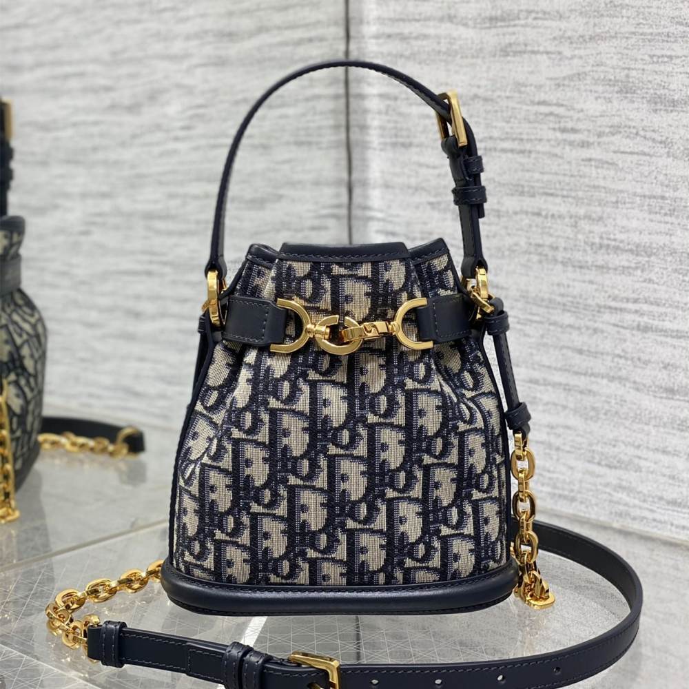 高仿Dior*Cest系列M227M928印花水桶包小號免檢版